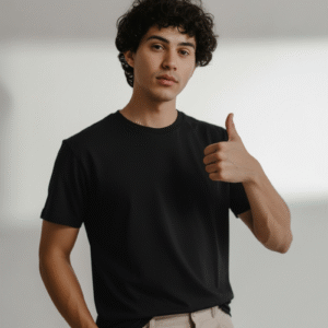 black round neck